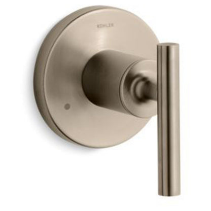 KOHLER K-T14491-4 Purist MasterShower Transfer Valve Trim with Lever Handle