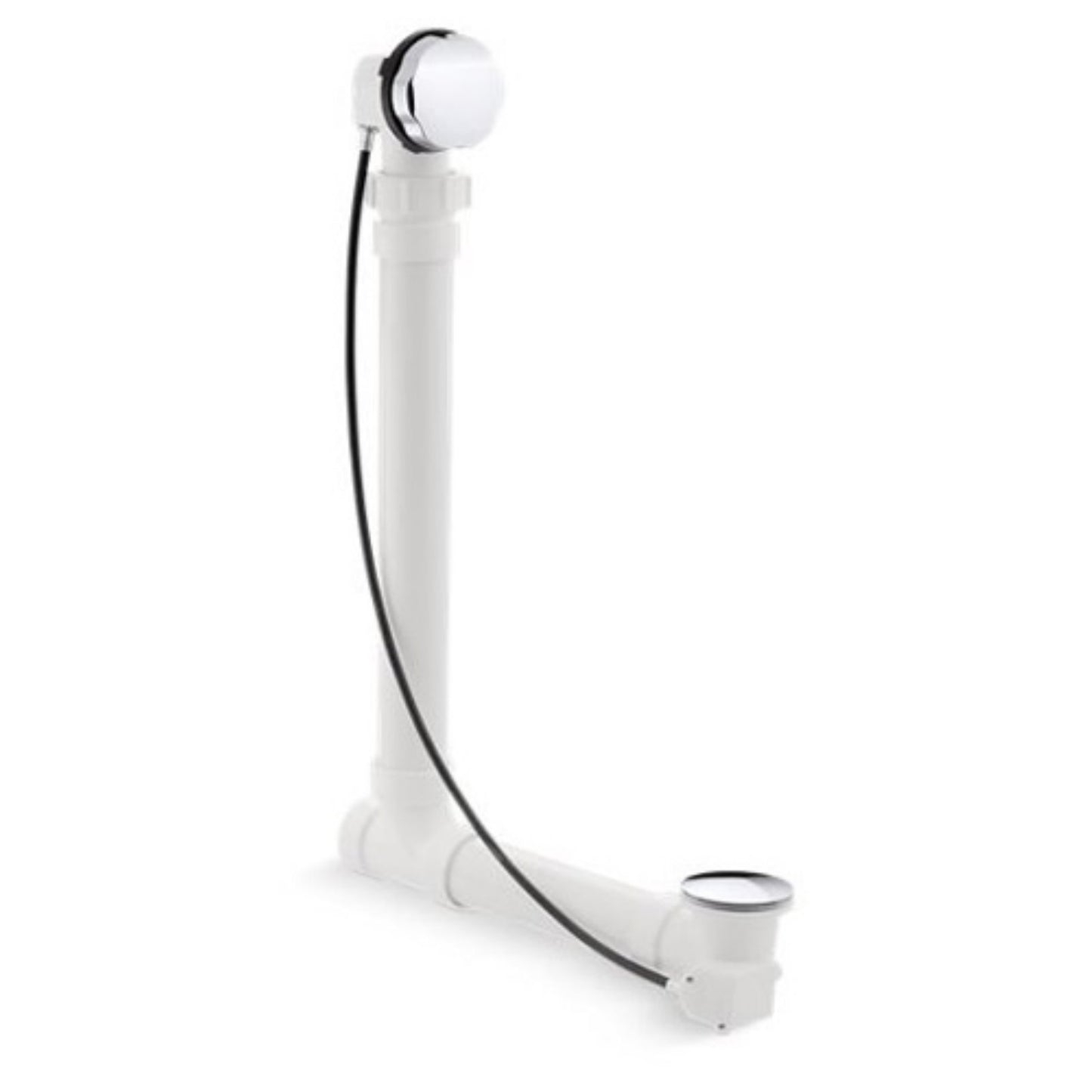 Kohler Clearflo 1-1/2" Tub Drain Kit - with Overflow and PVC Model: k-7213-CP
