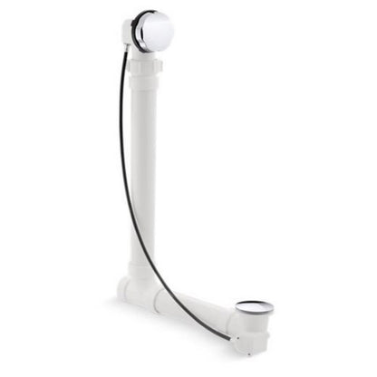 Kohler Clearflo 1-1/2" Tub Drain Kit - with Overflow and PVC Model: k-7213-CP
