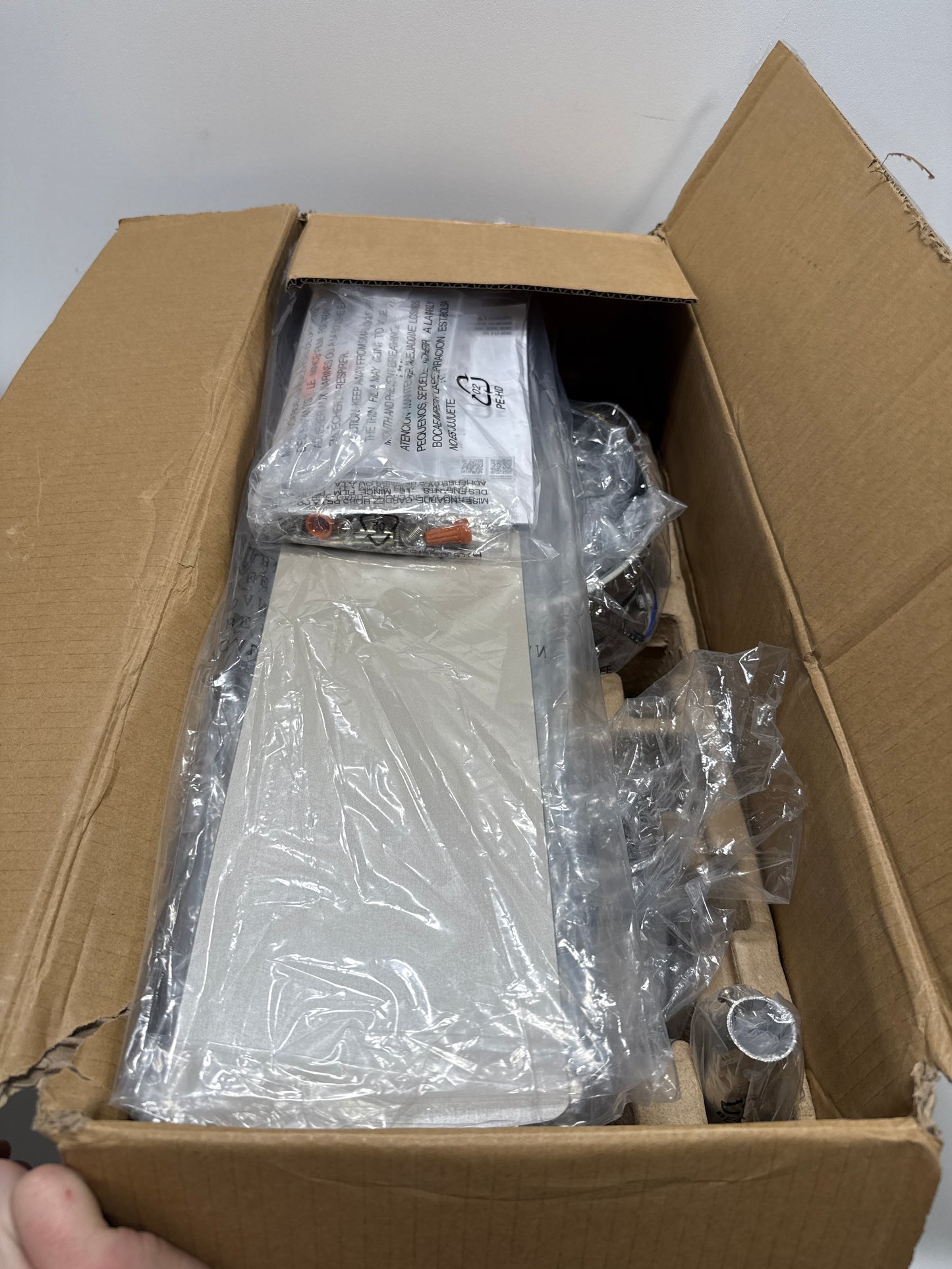 Benning 52 in. Indoor Brushed Nickel Downrod Ceiling Fan with Adjustable White Light LED and Remote Control Included