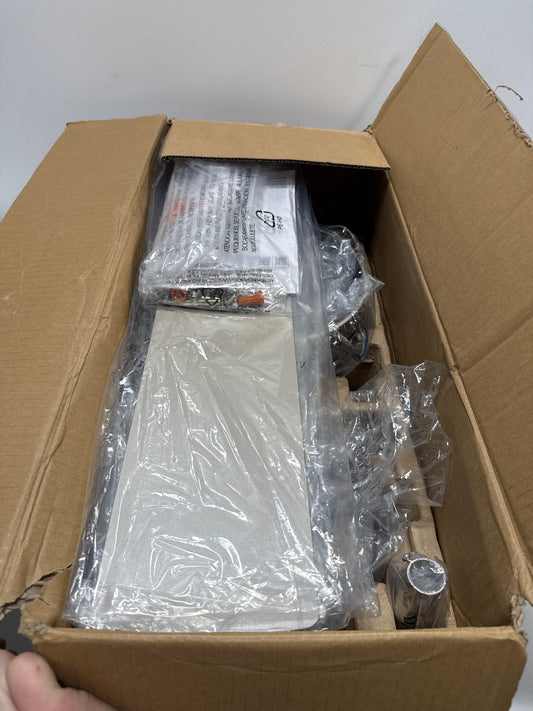 Benning 52 in. Indoor Brushed Nickel Downrod Ceiling Fan with Adjustable White Light LED and Remote Control Included