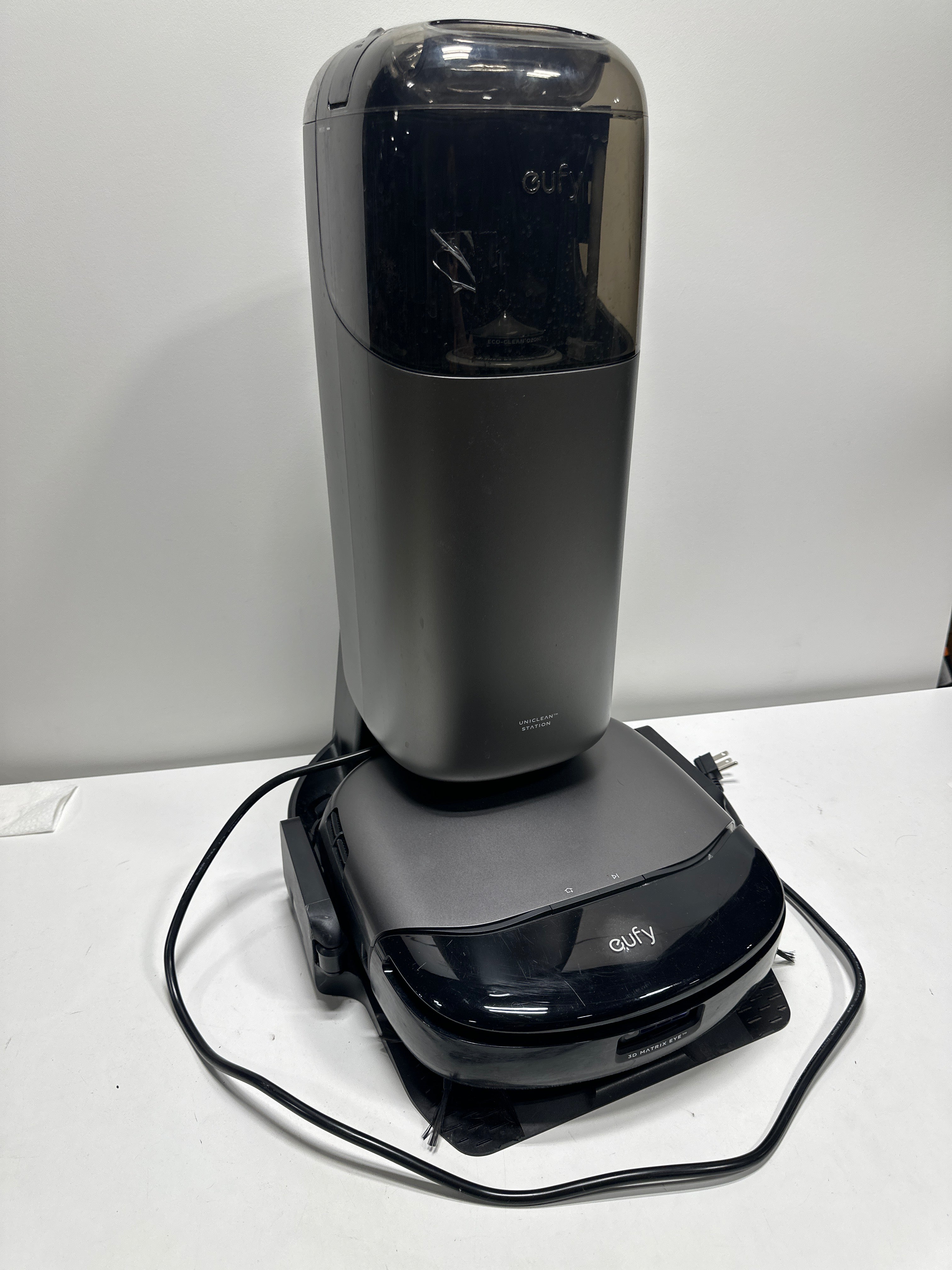 Used Omni S1 Pro 13.7 in. Robotic Vacuum and Mop with Smart Navigation, Bagless, Washable Filter, Multi-Surface in Black