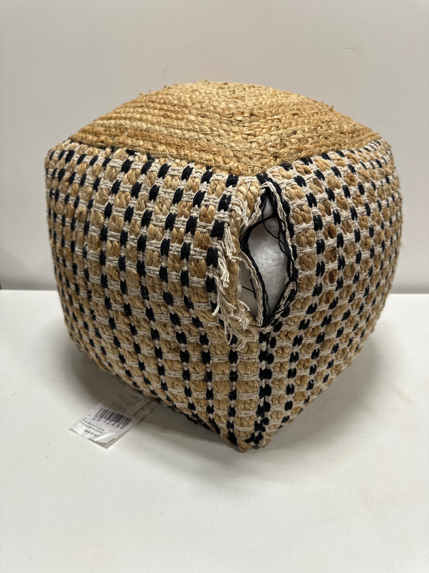 As Is Set of 1 Kirkland Poufs