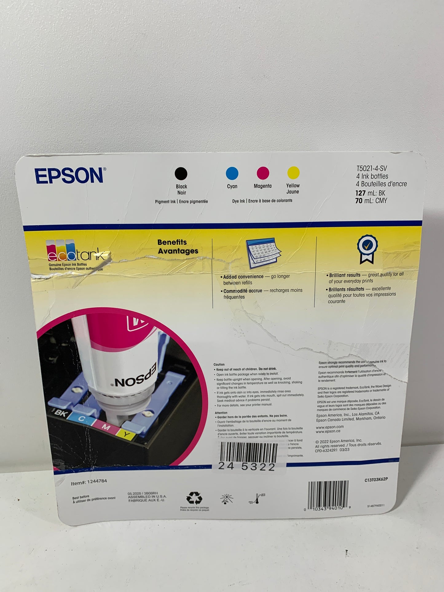 Epson EcoTank 502 Ink Bottles Value Club Pack