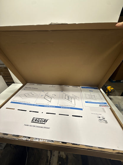 ErgoAV Full Motion 43"-90" TV Wall Mount