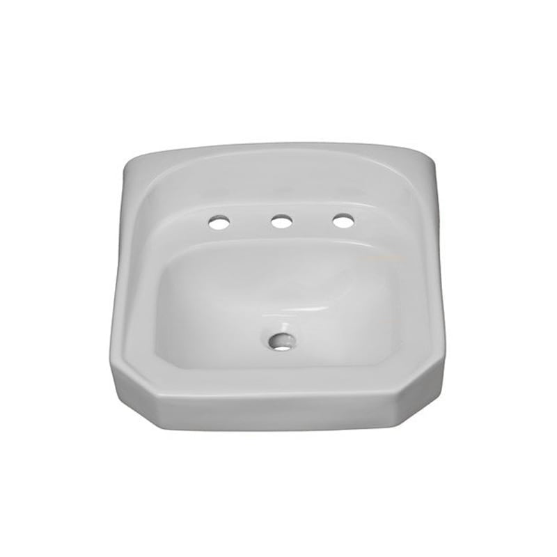 PROFLO PF5514 20-5/8" Rectangular Vitreous China Wall Mounted Bathroom Sink