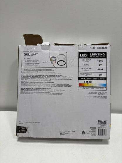 Commercial Electric LED Light Fixture 13" 1005 683 079