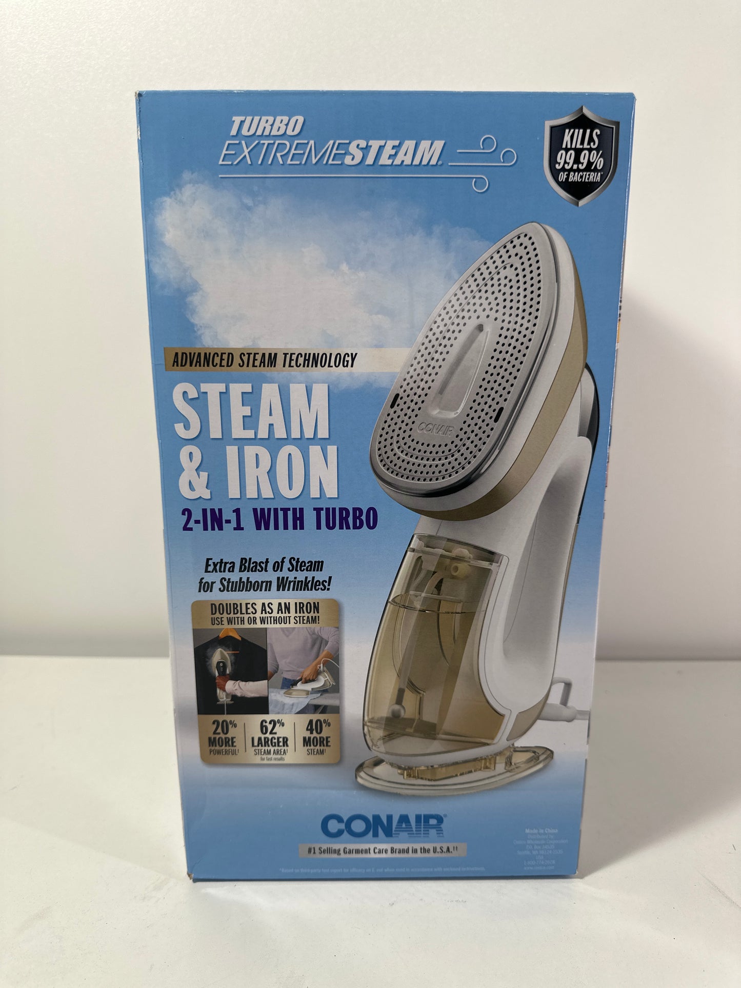 Conair ExtremeSteam 2-in-1 Handheld Steamer & Iron