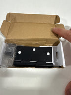 3 x Emtek Plain Bearing Square Corner Hinge Black - Pair 9101319 Us19 - *Tools Hardware & Misc
