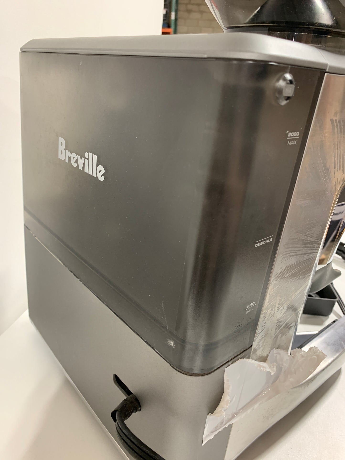 Used Breville Barista Express Impress Espresso Machine - Silver