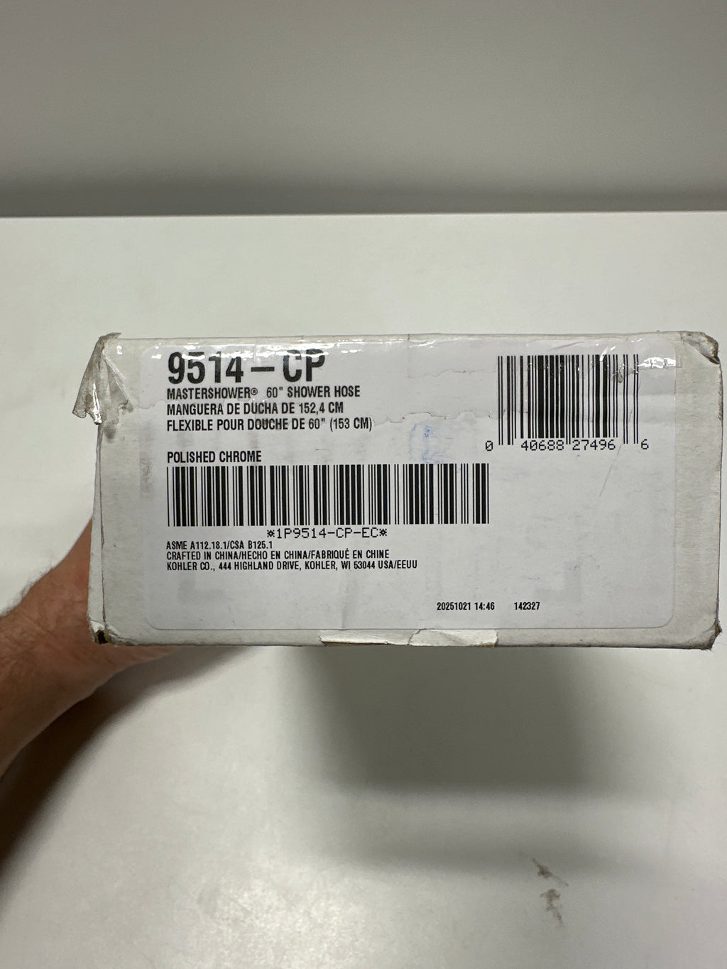 KOHLER K-9514 MasterShower 60" Metal Shower Hose
