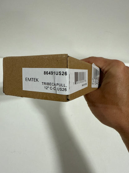 Emtek 86491 Tribeca 12 Center to Center Bar Cabinet Pull