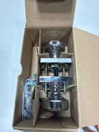 Maven Polished Chrome Square Bed/Bath Door Knob