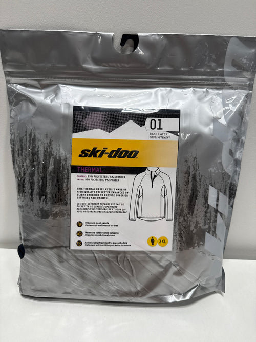 Ski-Doo Ladies’ Thermal Base Layer (top) Black 3XL