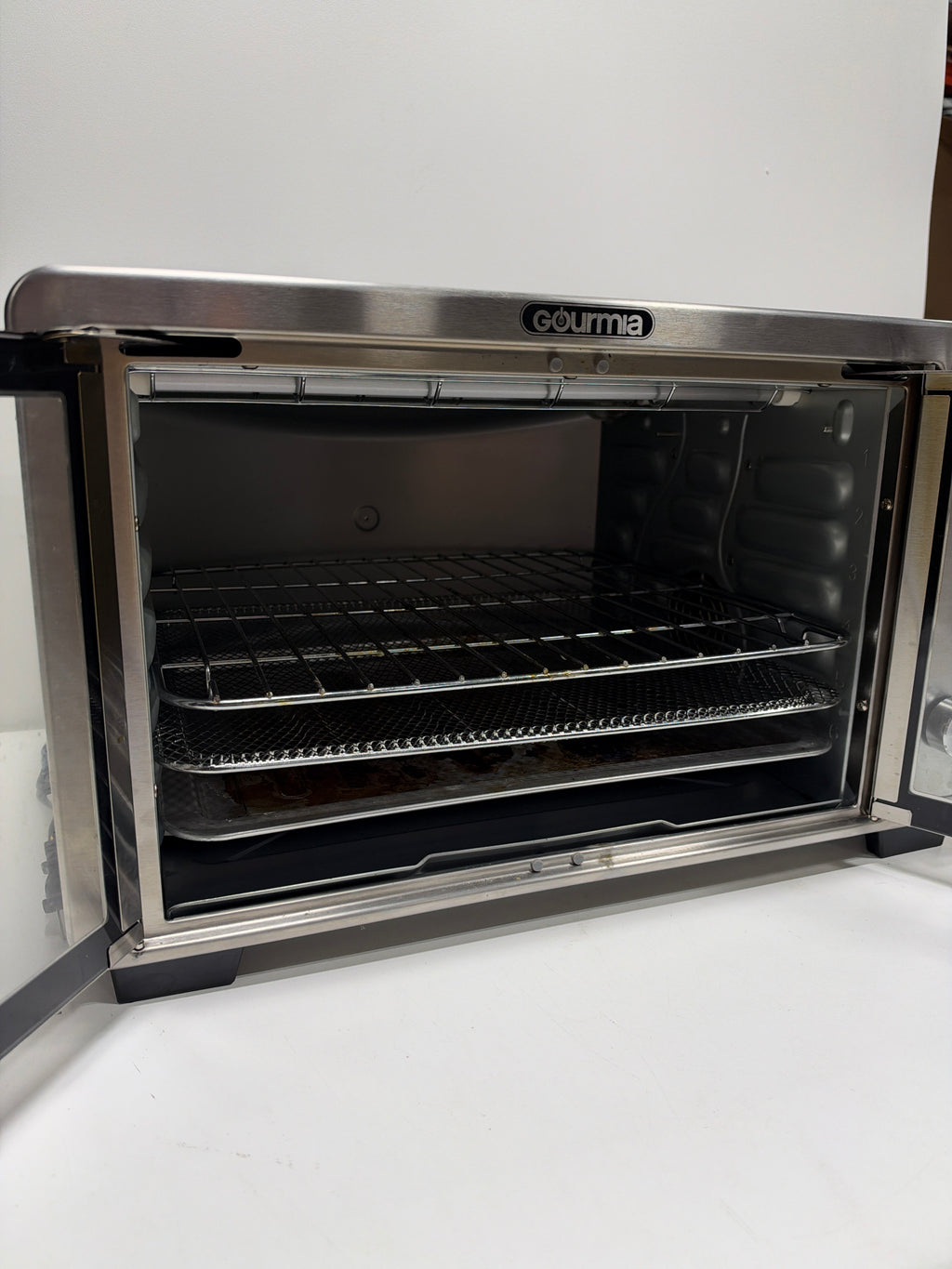 Used Gourmia XL French Door Countertop Air Fryer Oven