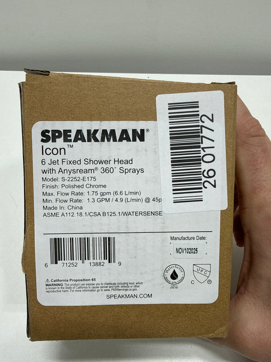Speakman S-2252-E175 Chrome