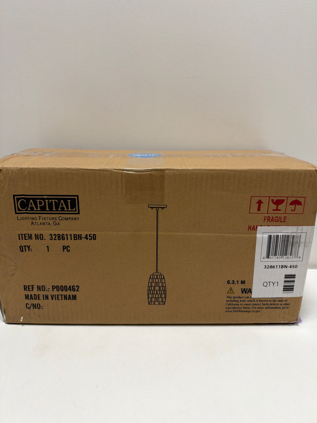Capital Lighting Fixture Company 5 Inch Mini Pendant - 328611BN-450 - Transitional