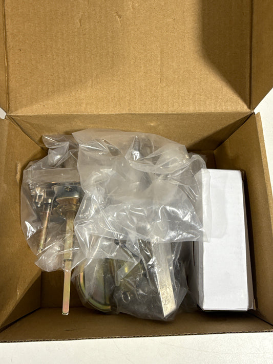 Sure-loc Basel-Square Lever - N/a Silver Silver Finish