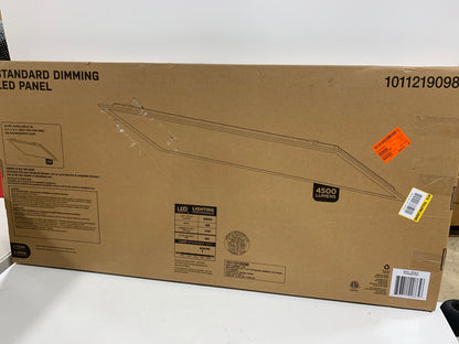 Commercial Electric 1-Pack 2 ft. x 4 ft. LED Flat Panel 40K 4500 Lumens Standard Dimming