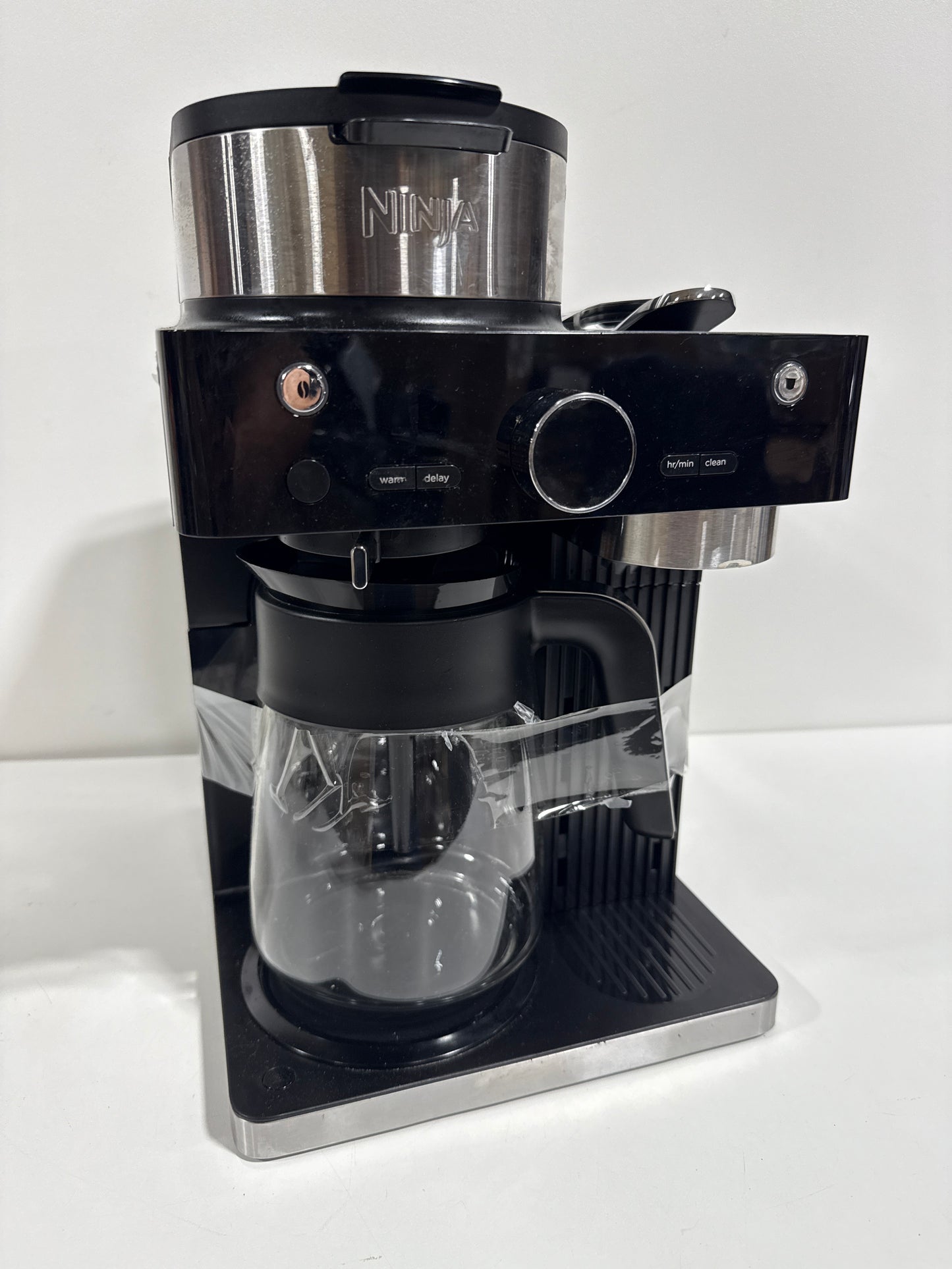 Used See Desc - Espresso & Coffee Barista System, Single Serve & Nespresso, with 12-Cup Carafe, 4 Styles with Ristretto - Black