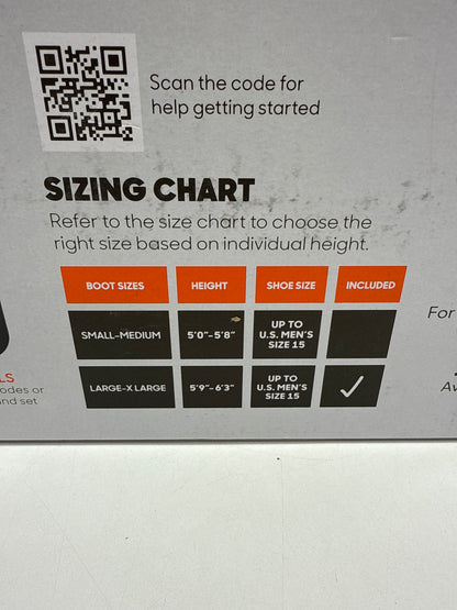 Sharper Image Air Compression Boots Flex Leg Recovery System, Assorted Sizes