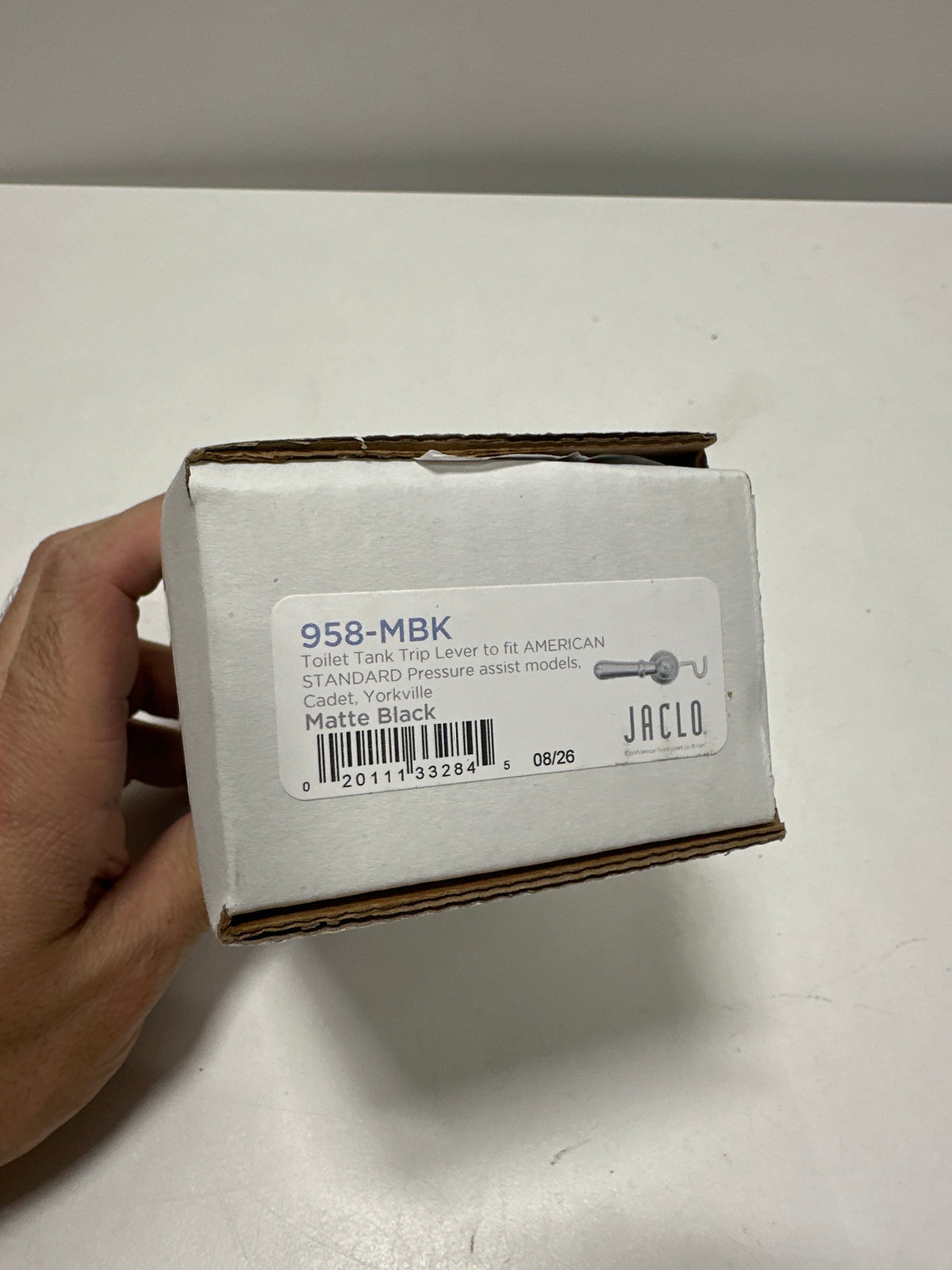 Jaclo 958-MBK Toilet Tank Trip Level for American Standard Cadet and Yorkville Toilets, Matte Black