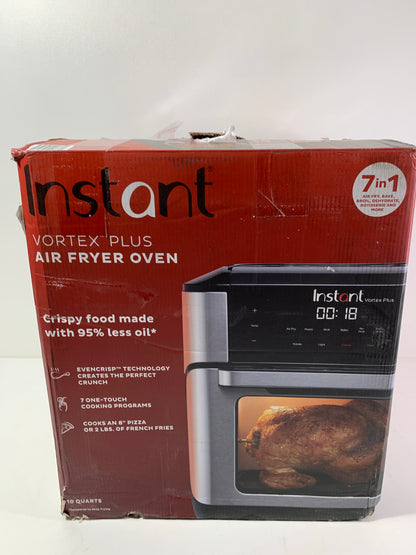 Instant Pot 10 Qt. Vortex Black & Silver Air Fryer Oven