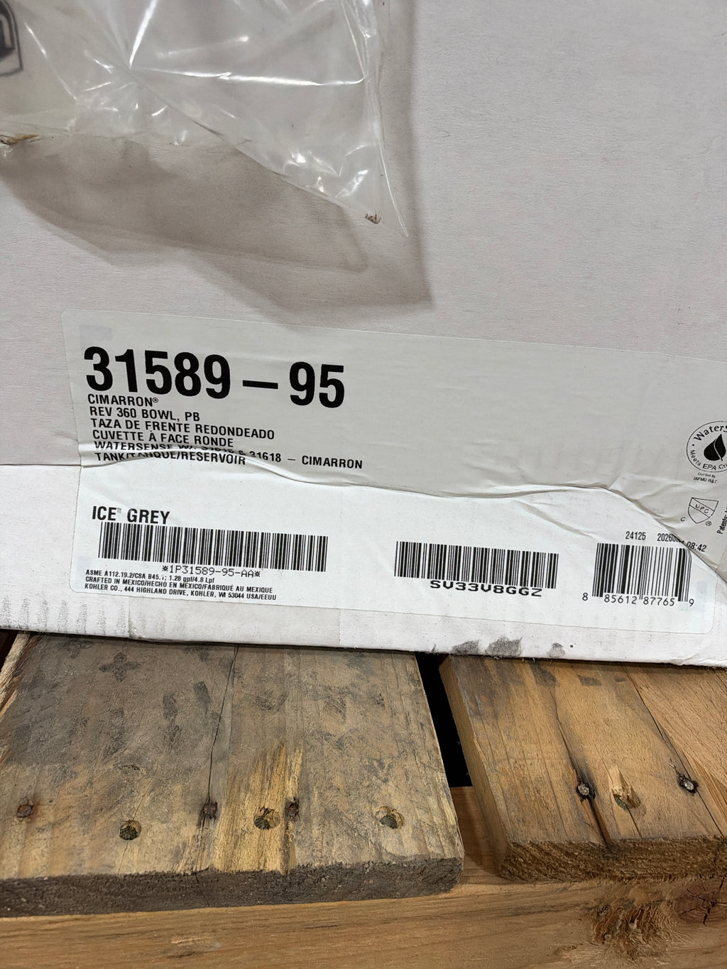 Kohler Cimarron Comfort Height Round-Front Chair Height Toilet Bowl Only K-31589-95