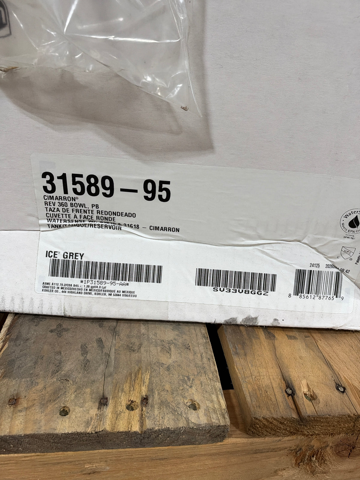 Kohler Cimarron Comfort Height Round-Front Chair Height Toilet Bowl Only K-31589-95