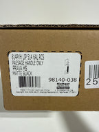 Kwikset 814PVHLIP Prava Sectional Handleset - Exterior Handle Only Matte Black - *Tools Hardware & Misc