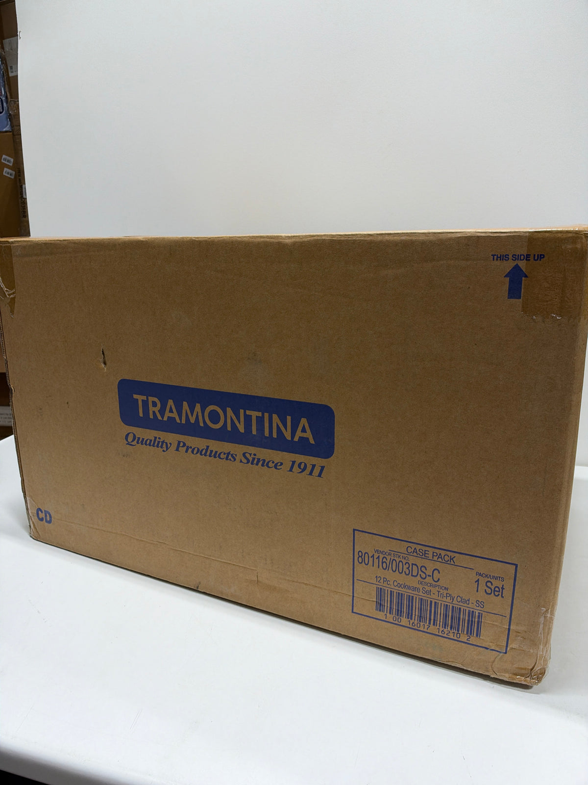Tramontina 12-piece Tri-Ply Clad Stainless Steel Cookware Set
