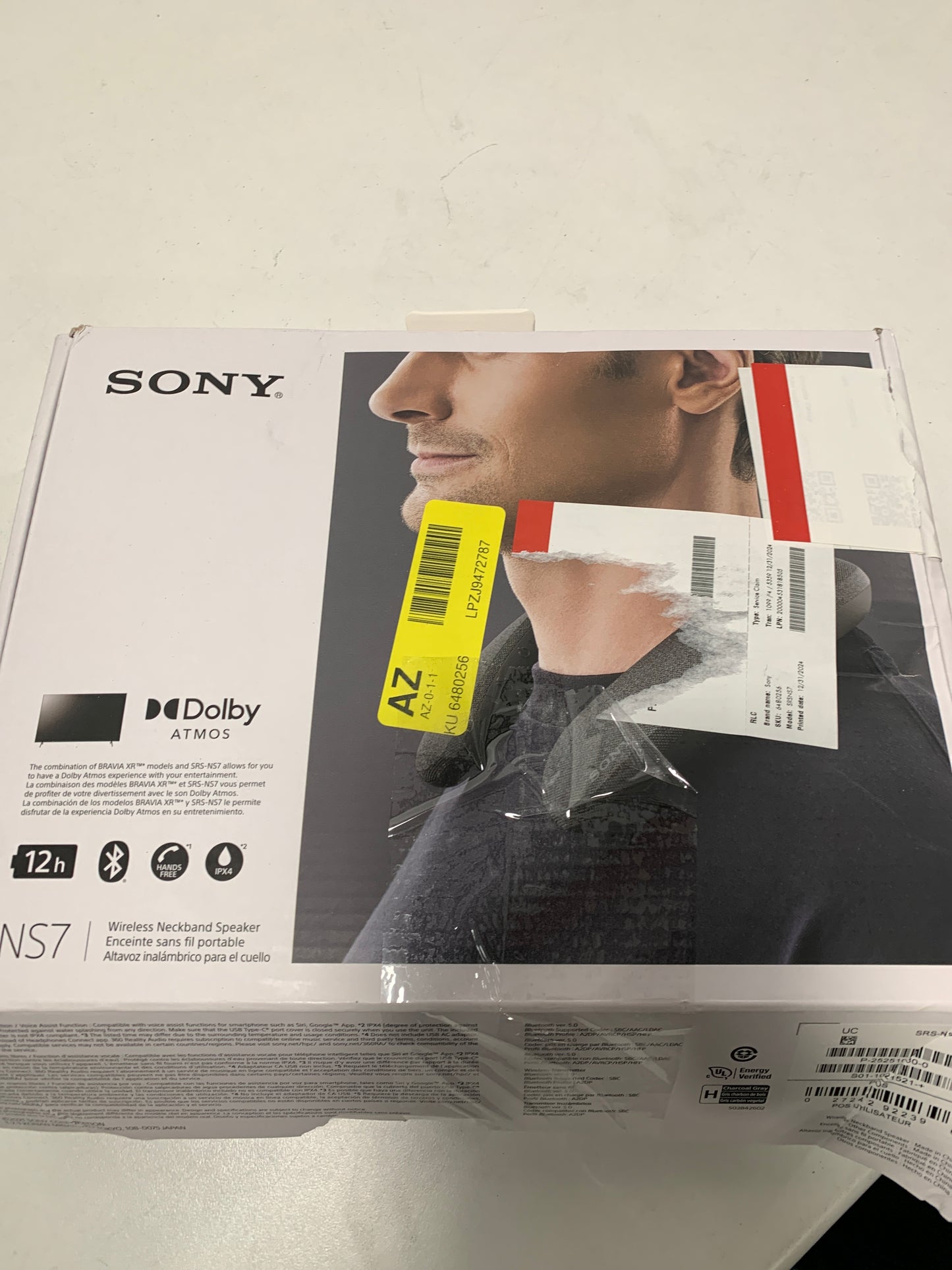 Used Sony SRS-NS7 Wireless Neckband Speaker