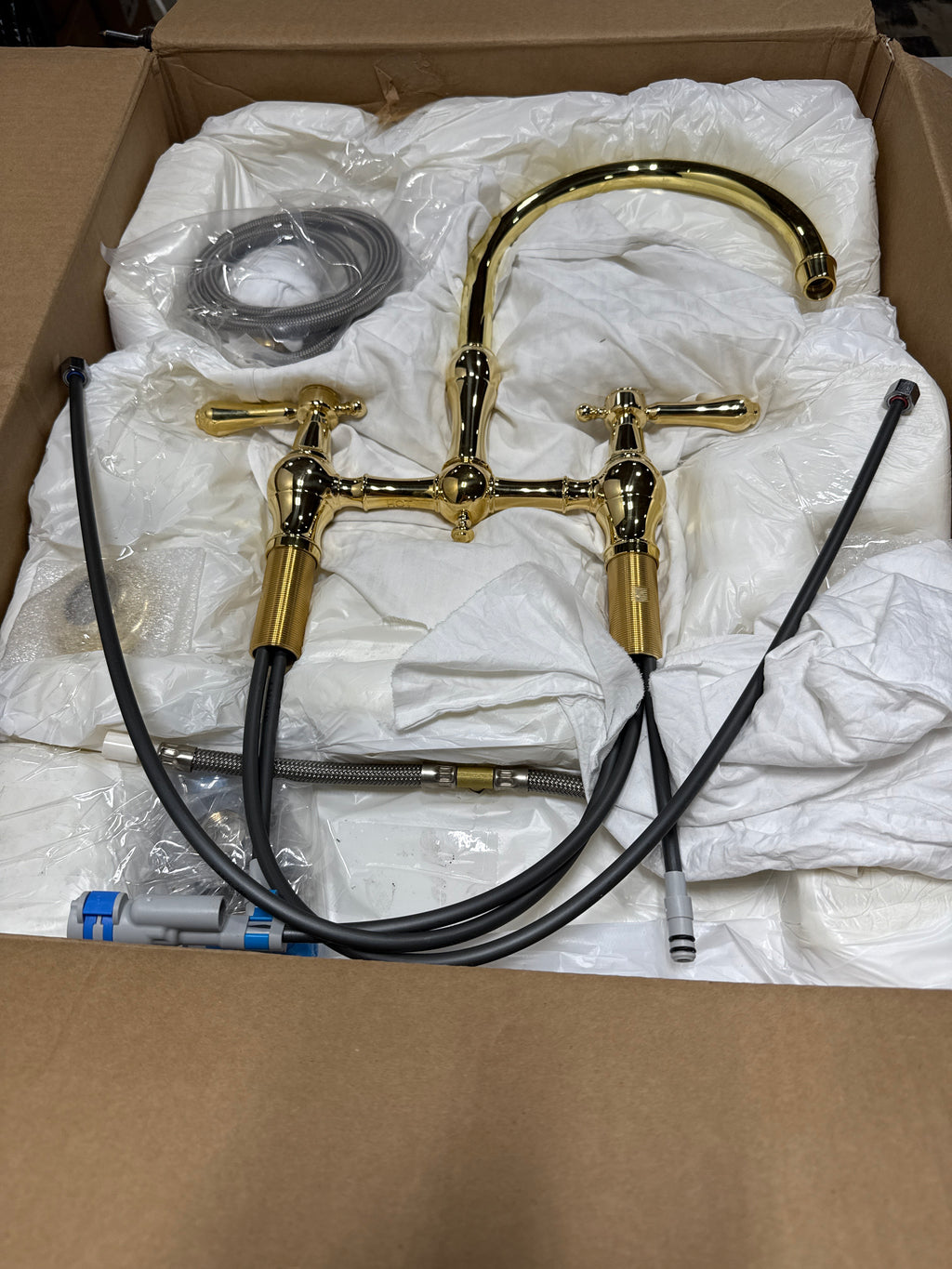 Newport Brass Chesterfield 1.8 GPM Widespread Bridge Kitchen Faucet Model: 9458-03N