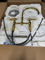 Newport Brass Chesterfield 1.8 GPM Widespread Bridge Kitchen Faucet Model: 9458-03N