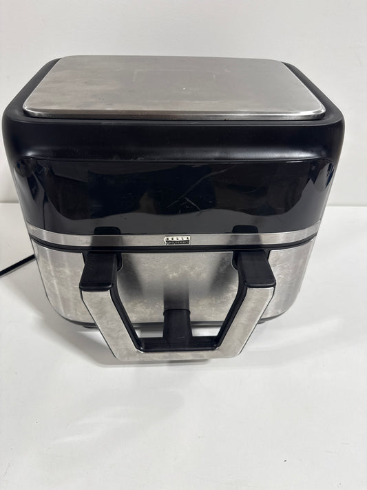 Used Bella PRO - 9-qt. Digital Air Fryer with Dual Flex Basket - Stainless Steel