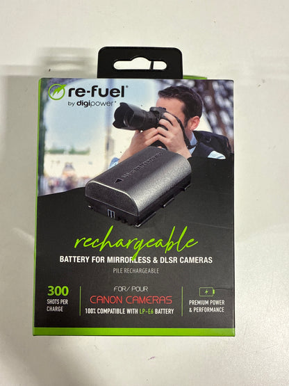 5 Digipower - Digital Camera Replacement Battery for Canon LP-E6 Battery Pack