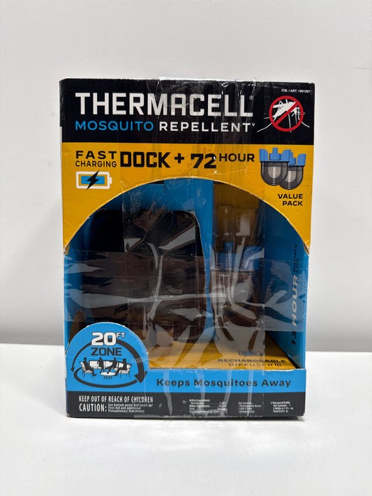 See desc Thermacell E95 Mosquito Repellent Device + Fast Charging Doc