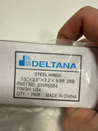 14 x Deltana 3.5" H X 3.5" W Butt/Ball Bearing Single Door Hinge