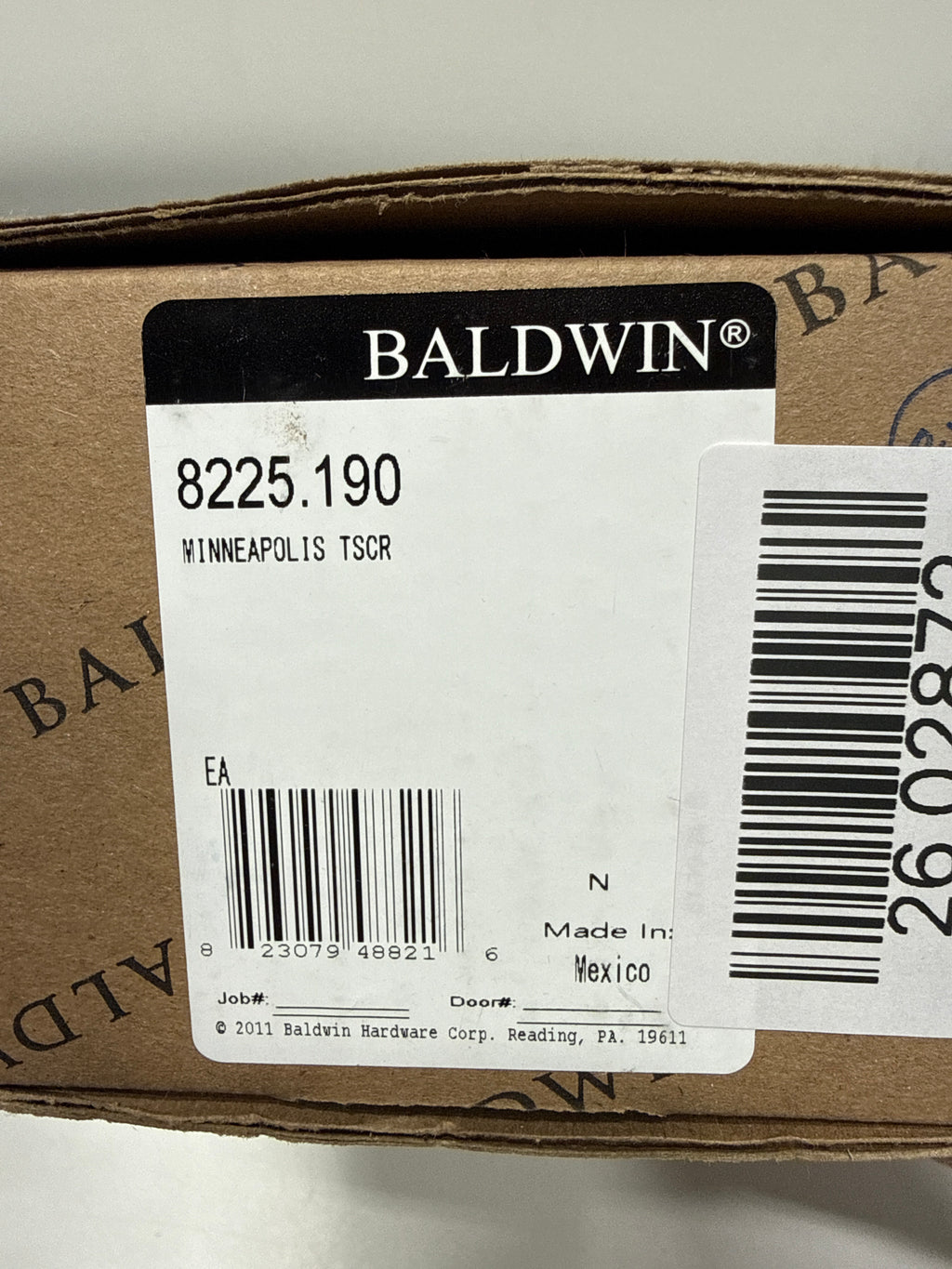 Baldwin 8225 Touchscreen Minneapolis Standalone Deadbolt Satin Black
