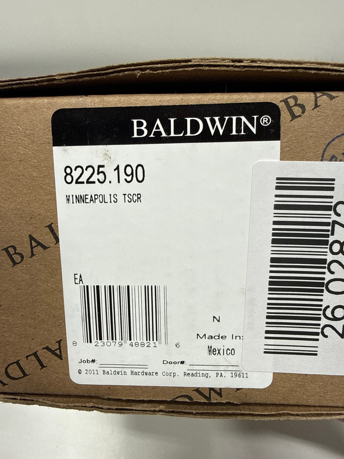 Baldwin 8225 Touchscreen Minneapolis Standalone Deadbolt Satin Black