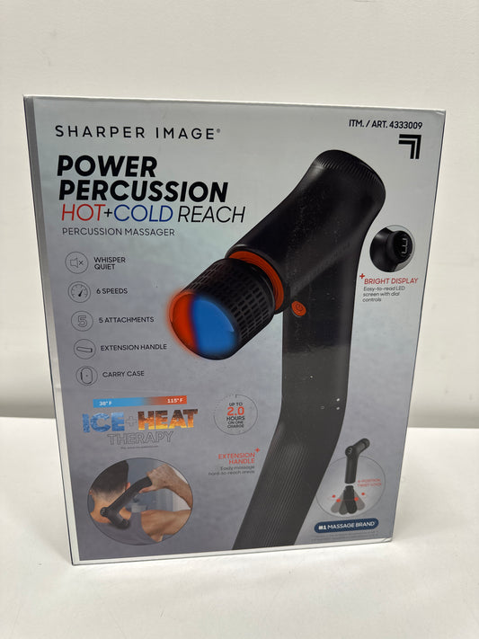 Sharper Image Power Percussion Hot + Cold Reach Percussion Massager