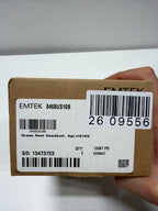 Emtek Rectangular Style Brass Modern Single Cylinder Deadbolt Model: 8468US10B