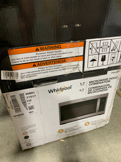 Whirlpool - 1.7 Cu. Ft. Over-the-Range Microwave - Stainless Steel