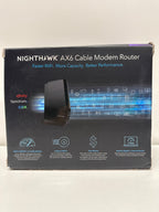 NETGEAR Nighthawk Modem Router Combo (CAX30) DOCSIS 3.1 Cable Modem and WiFi 6 Router - AX2700 2.7 Gbps - Compatible with Xfinity, Spectrum, Cox, and More - Gigabit Wireless Internet