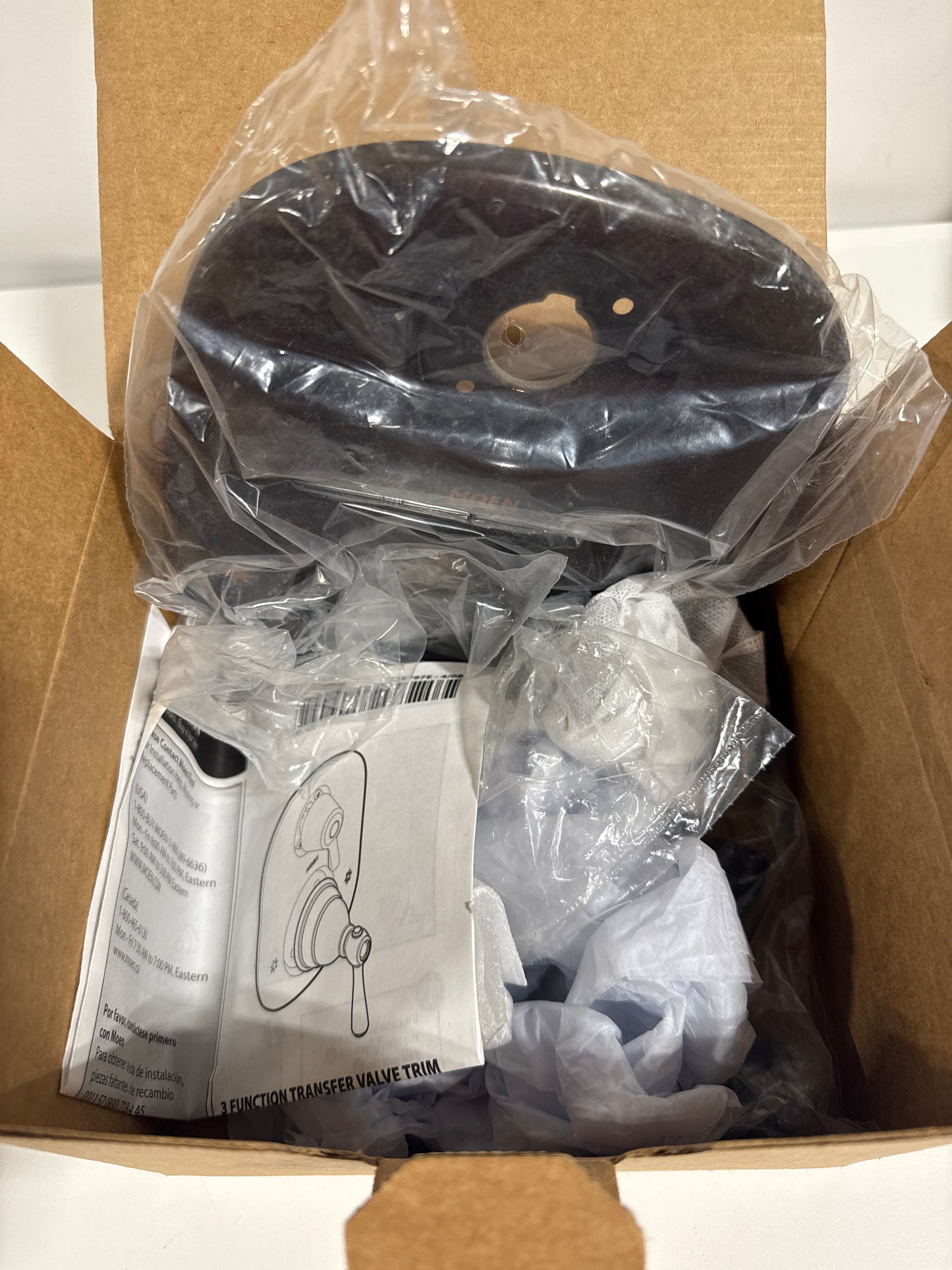 Moen Kingsley Oil-Rubbed Bronze Moentrol Shower Valve with 3-Function Integrated Diverter Valve Trim, Valve Required, T4111ORB