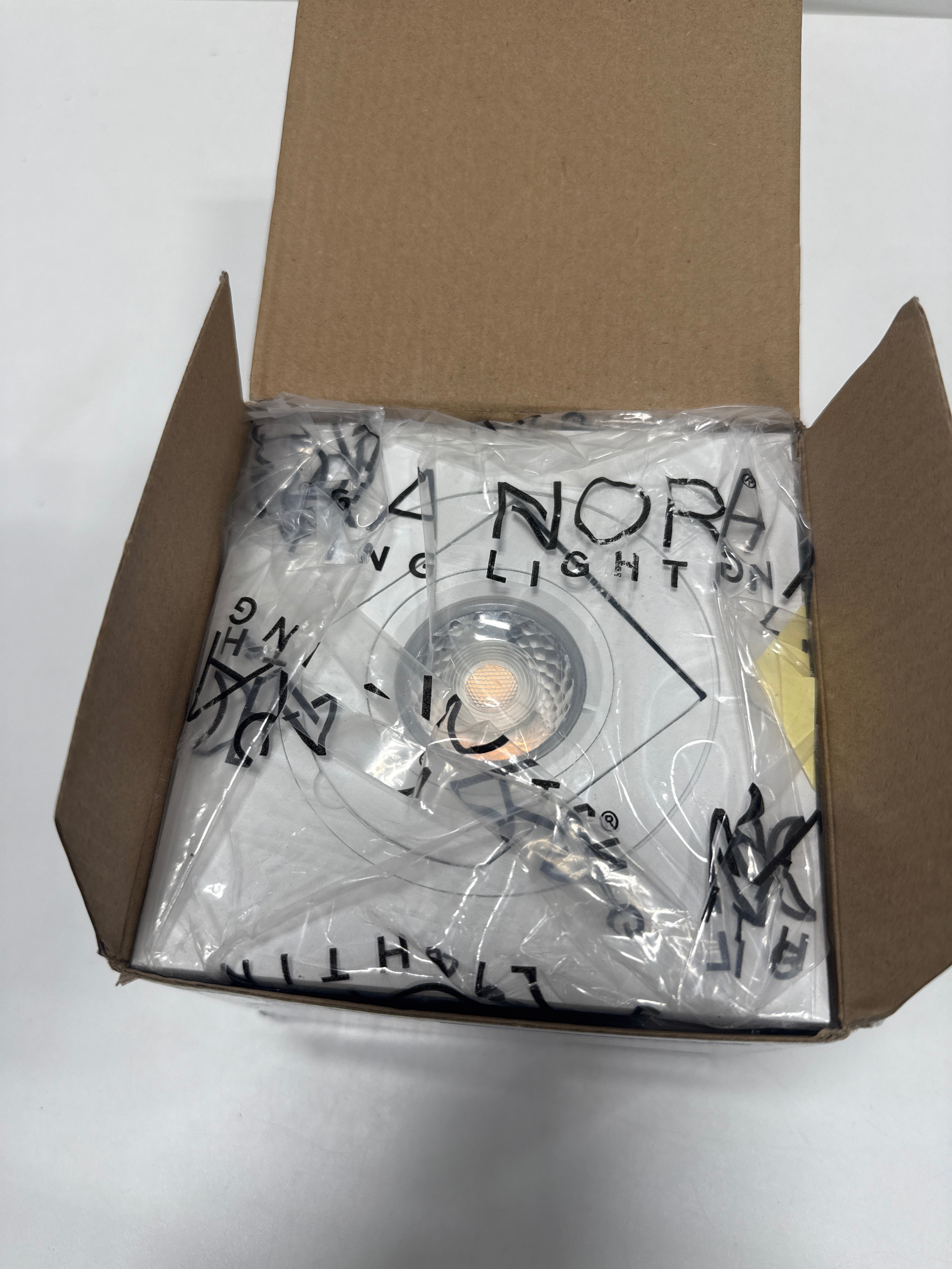 Nora Lighting NLCBC-487030XMPW/A Nora Lighting NLCBC-487030X/A Cobalt Adjustable 4" LED Adjustable Recessed Trim - 3000K - 800 Lumens - Square