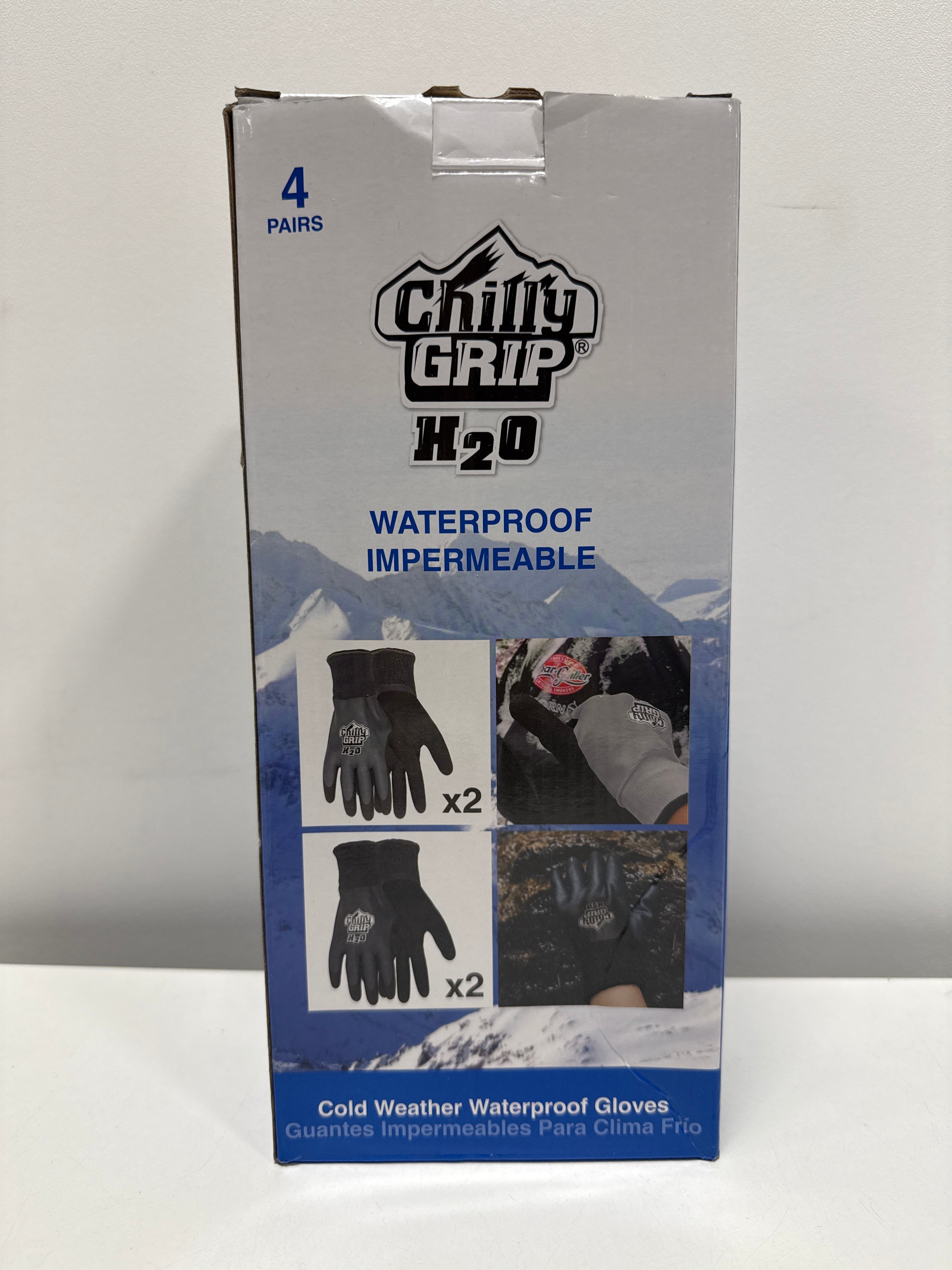 Chilly Grip Winter Work Gloves 4 Pack