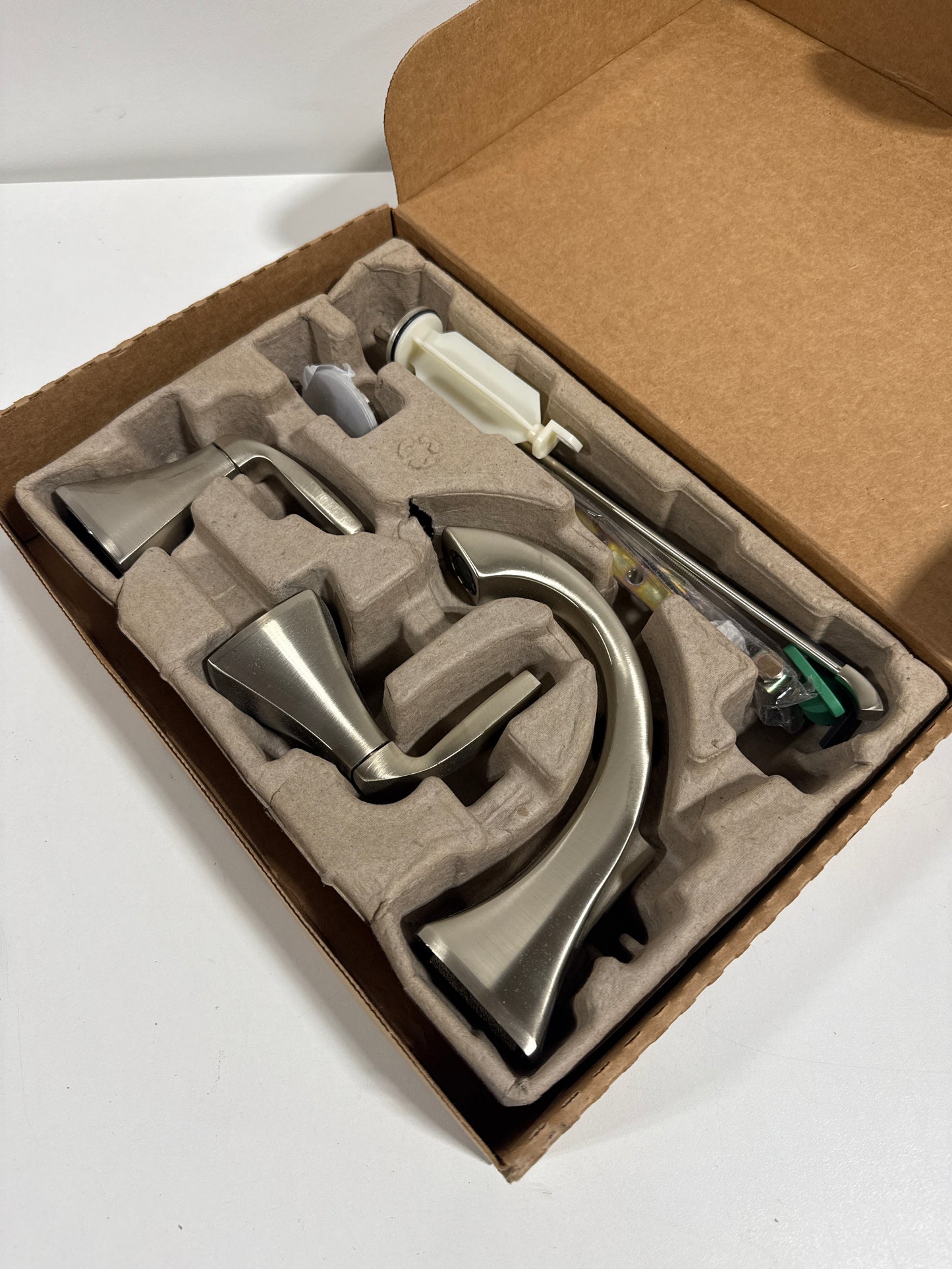 Moen Voss Double Handle Widespread Bathroom Faucet - Pop-Up Drain Included