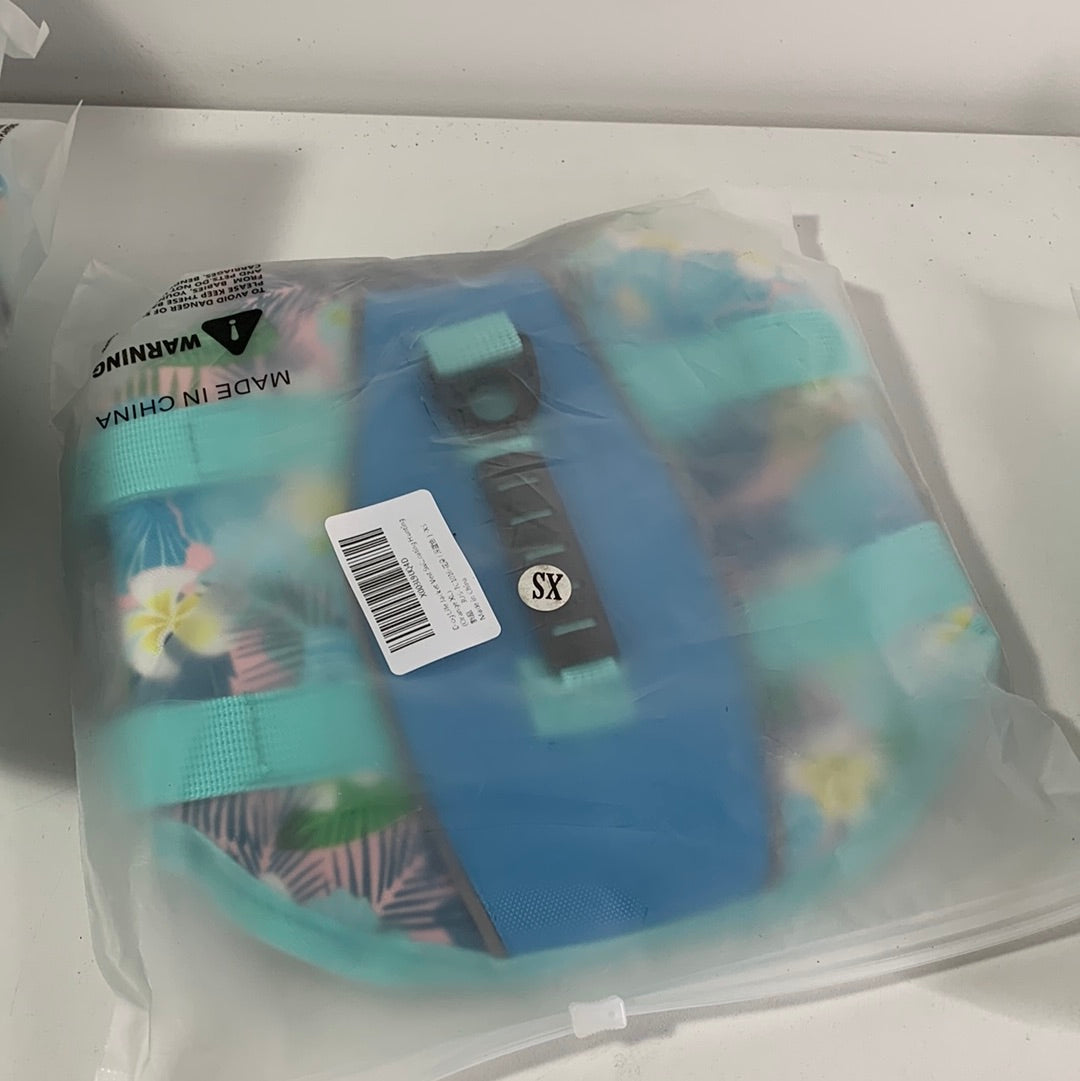 Hawaiian Sports Style Dog Life Jackets - Dog Lifesaver Vest with Rescue Handle for Swimming Boating and Adjustable