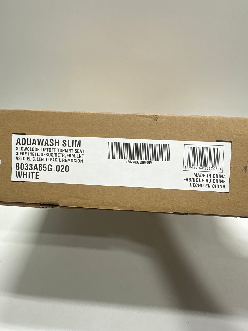 American Standard Aqua Wash® Slim Non-Electric Spa Let® Bidet Seat with Manual Operation in White